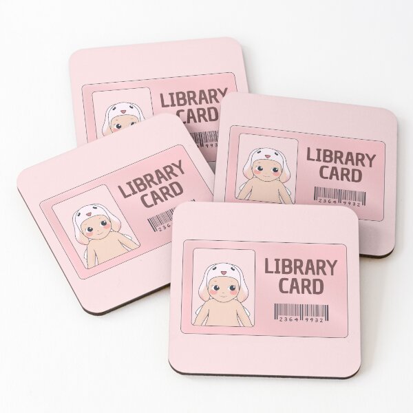 Item preview, lop ear bunny sonny angel library card designed and sold by MoTaraDesigns.