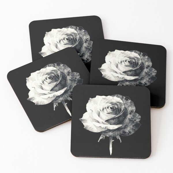 Item preview, White and Black Rose designed and sold by Florrinda.