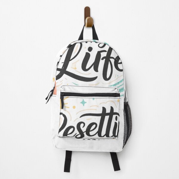 Item preview, Resetting My Life Motivational Quote Aesthetic Typography Minimal Design Self Growth Mindset Positive Vibes Inspirational Lettering designed and sold by Sanika arts .