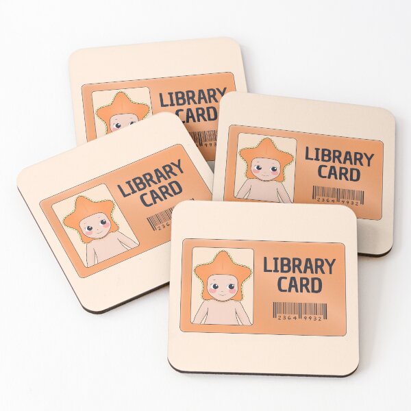 Item preview, starfish sonny angel library card designed and sold by MoTaraDesigns.