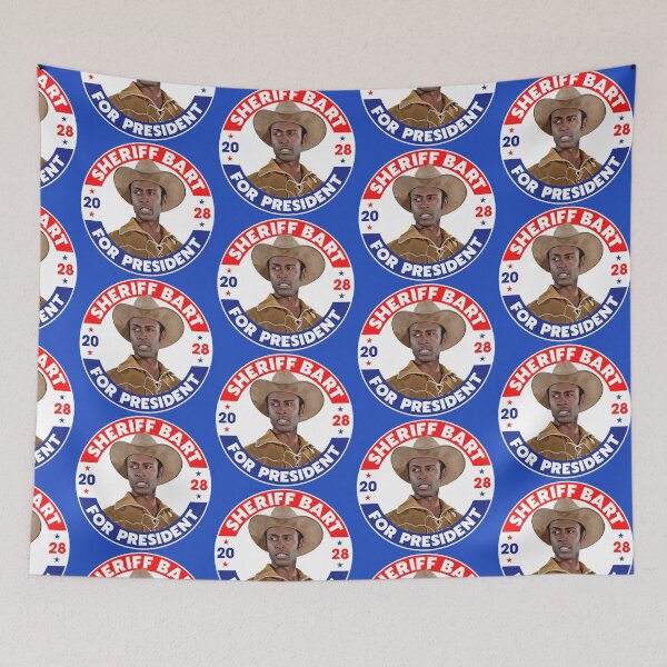 Item preview, Sheriff Bart For President 2028 - Blazing Saddles designed and sold by darklordpug.