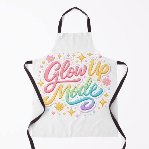 Item preview, Glow Up Mode Typography Aesthetic – Motivational Self Love Quote Design, Trendy Positive Mindset Sticker & T-Shirt designed and sold by Sanika arts .