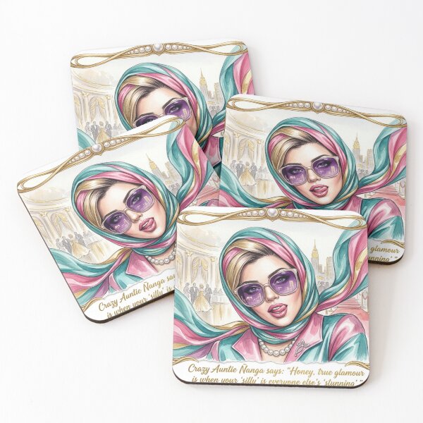 Item preview, Auntie Ñanga True Glamour: Funny High Fashion Art designed and sold by KabronX.