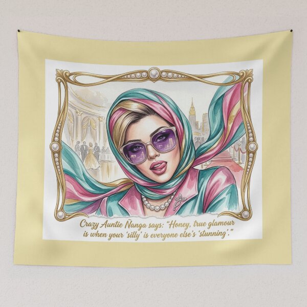 Item preview, Auntie Ñanga True Glamour: Funny High Fashion Art designed and sold by KabronX.