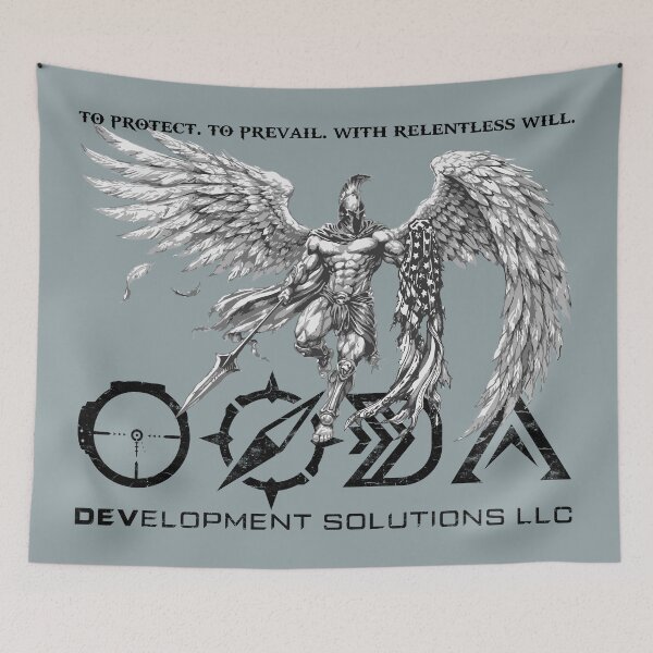 Item preview, St. Michael Spartan - Black OODA DEV designed and sold by OODADEV.