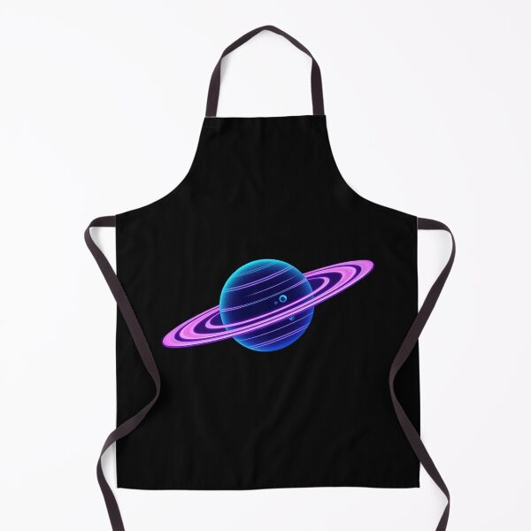 Item preview, Neon Saturn – Minimal Cosmic Planet Design designed and sold by ZyphraPrint.