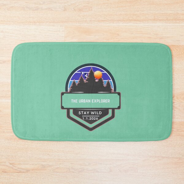 Item preview, Premium Stay Wild The Urban Explorer Adventure Badge Minimalist designed and sold by The Urban Explorer.