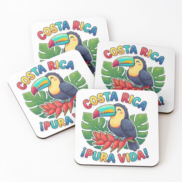 Item preview, Costa Rica Pura Vida: Colorful Toucan designed and sold by Chuncherias-Co.
