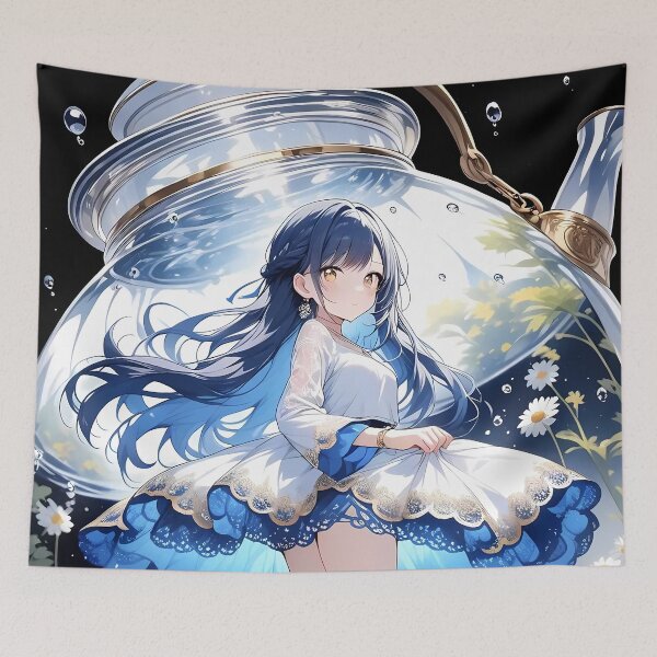 Item preview, Myne Ascendance of a Bookworm Glass Garden Blue Fantasy designed and sold by PMartistStudio.