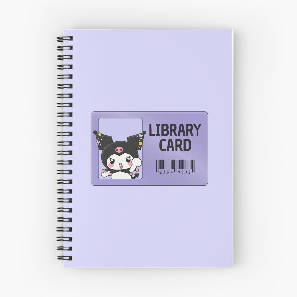 Item preview, happy kuromi library card designed and sold by MoTaraDesigns.