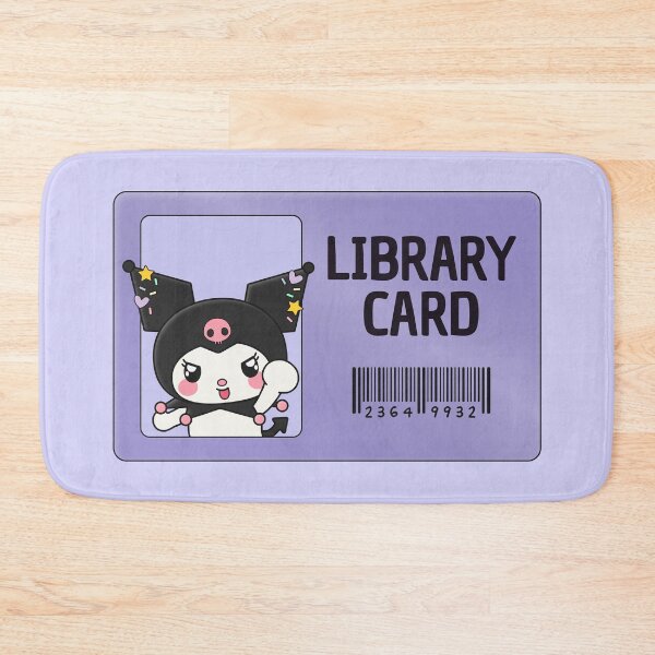 Item preview, happy kuromi library card designed and sold by MoTaraDesigns.