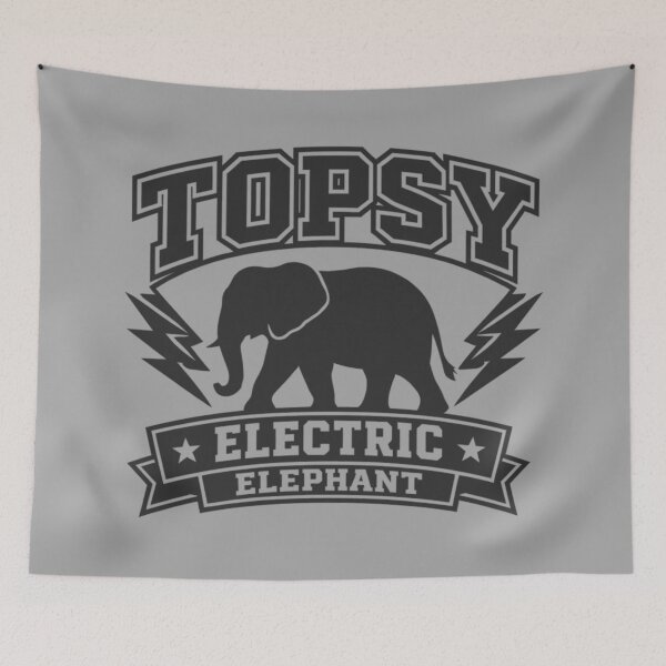 Item preview, Topsy the Electric Elephant designed and sold by pUNKnown.