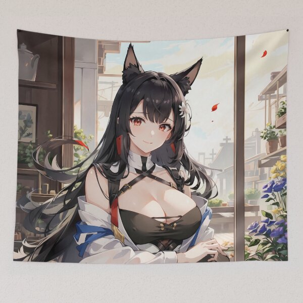 Item preview, Akagi Azur Lane Cozy Cafe Warm Light Daydream designed and sold by PMartistStudio.
