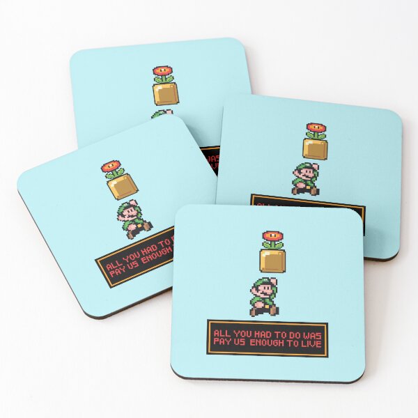 Item preview, ALL YOU HAD TO DO WAS PAY US ENOUGH TO LIVE (EAT THE RICH) designed and sold by remerasnerdas.