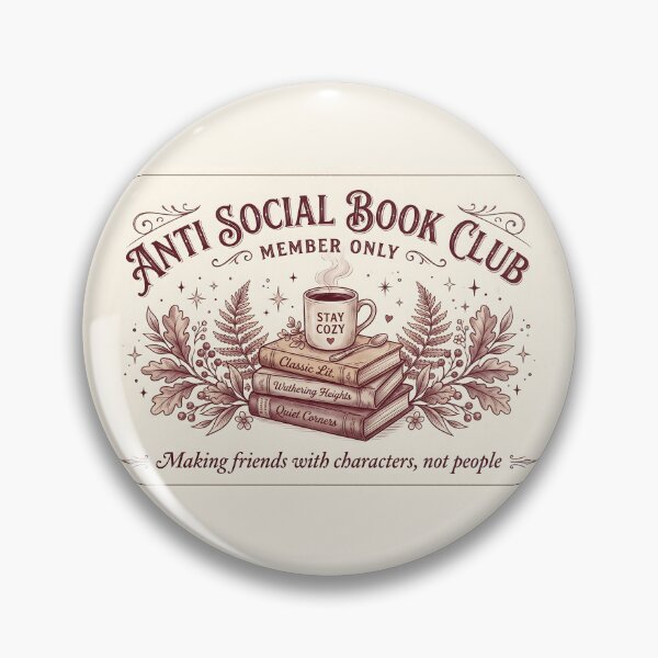 Item preview, Antisocial Book Club!! - Anti Social Book Club Member Only - Book Lovers Club - Antisocial Reading Member only designed and sold by SoffyLee586.