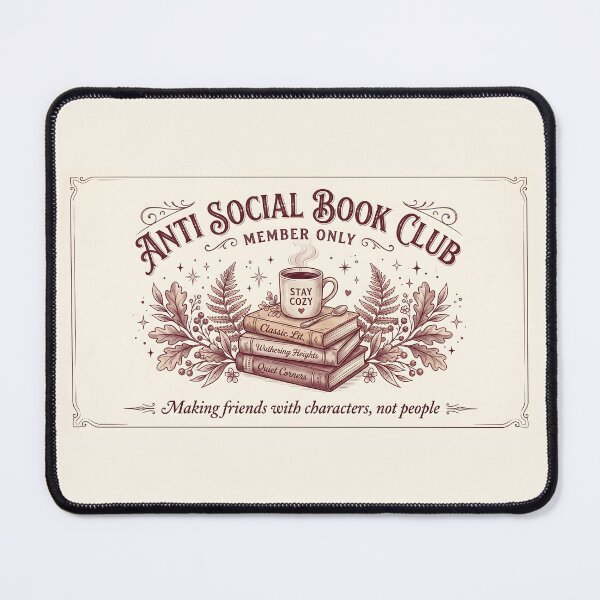Item preview, Antisocial Book Club!! - Anti Social Book Club Member Only - Book Lovers Club - Antisocial Reading Member only designed and sold by SoffyLee586.