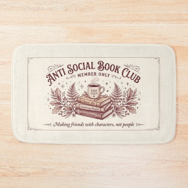 Item preview, Antisocial Book Club!! - Anti Social Book Club Member Only - Book Lovers Club - Antisocial Reading Member only designed and sold by SoffyLee586.