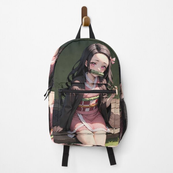 Item preview, Nezuko Kamado Demon Slayer Quiet Bench Moment designed and sold by PMartistStudio.