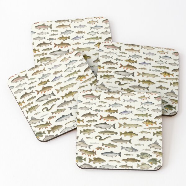 Item preview, Fishes of the Great Lakes Retro Identification Chart designed and sold by kakarikihill.