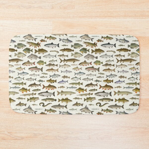 Item preview, Fishes of the Great Lakes Retro Identification Chart designed and sold by kakarikihill.