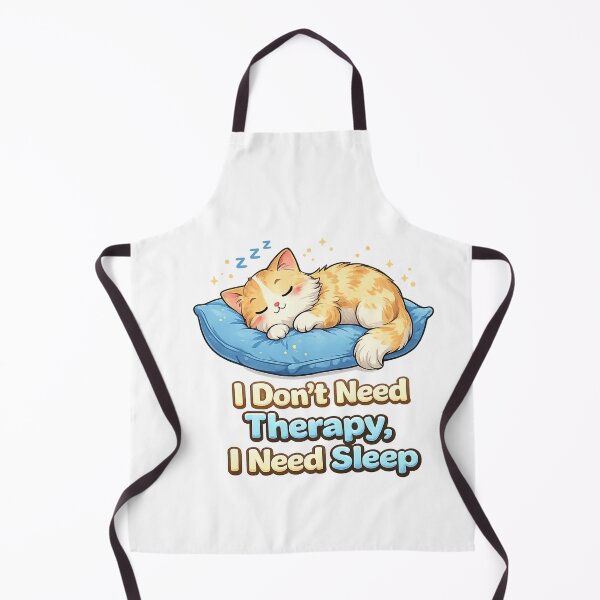 Item preview, Funny Sleep T-Shirt – I Don’t Need Therapy I Need Sleep Cute Cat Meme Shirt, Introvert Humor Gift designed and sold by gazaliya.