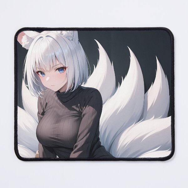 Item preview, Kaga Azur Lane Confident Kitsune Crouching Pose designed and sold by PMartistStudio.