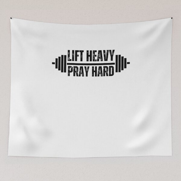 Item preview, Lift Heavy Spiritual Strength Gym Motivation designed and sold by snowry.
