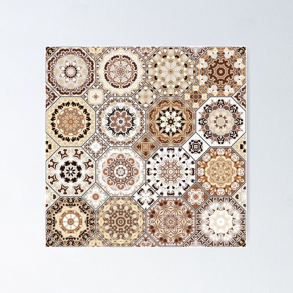 Item preview, Octagonal Oriental and ethnic motifs in patterns. designed and sold by IrinaGuArt.