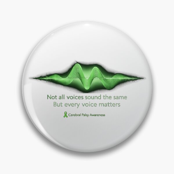 Item preview, Not All Voices Sound the Same – Cerebral Palsy Awareness Sound Wave designed and sold by Mirgonhood.