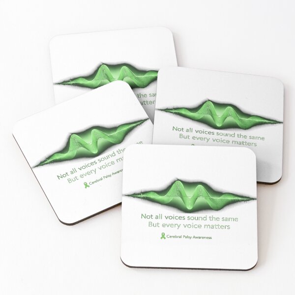 Item preview, Not All Voices Sound the Same – Cerebral Palsy Awareness Sound Wave designed and sold by Mirgonhood.