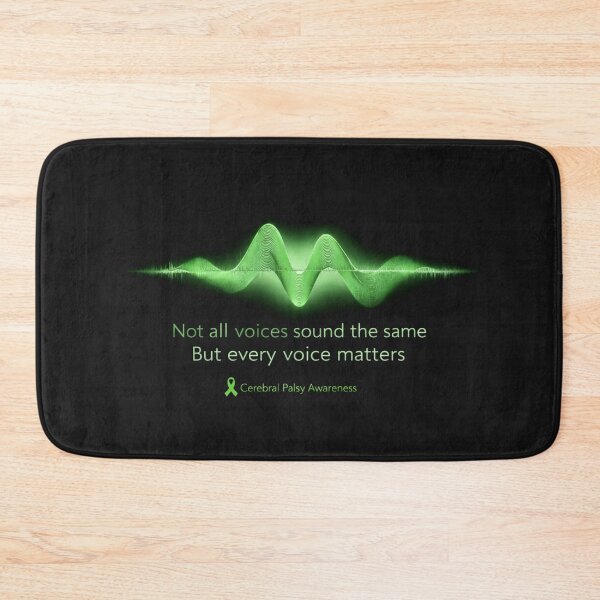 Item preview, Not All Voices Sound the Same – Cerebral Palsy Awareness Sound Wave designed and sold by Mirgonhood.