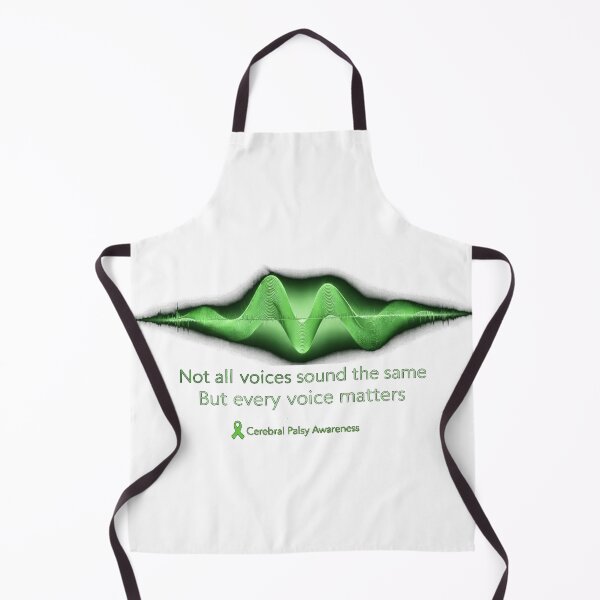 Item preview, Not All Voices Sound the Same – Cerebral Palsy Awareness Sound Wave designed and sold by Mirgonhood.