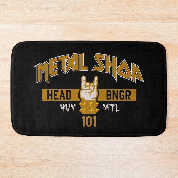 Item preview, Metal Shop Head Banger HVY MTL 101 – Rock Hand Gesture Graphic designed and sold by artworkathome.