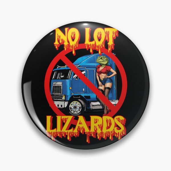 Item preview, No Lot Lizards - Funny Truck Driver Big Rig Humor designed and sold by darklordpug.
