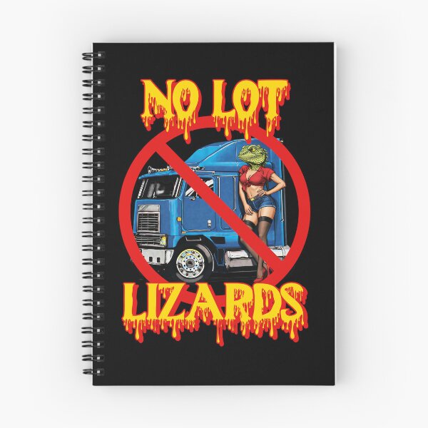 Item preview, No Lot Lizards - Funny Truck Driver Big Rig Humor designed and sold by darklordpug.