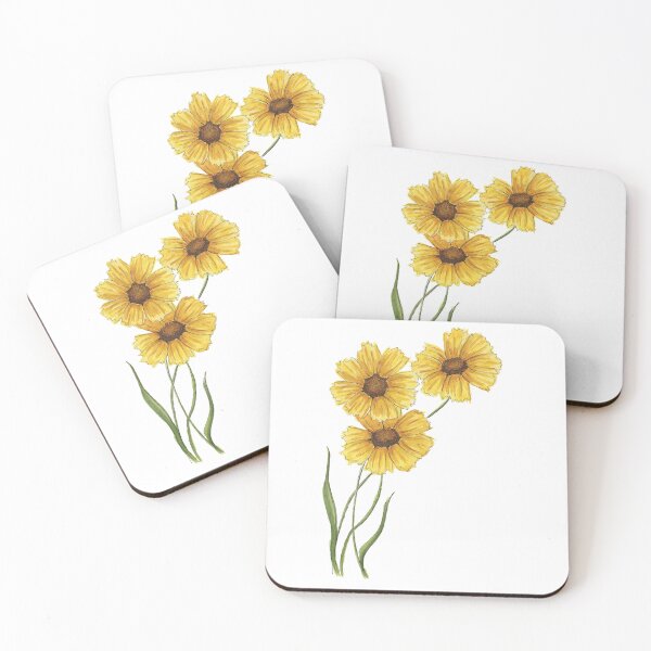 Item preview, Yellow Watercolor Flower designed and sold by NaughtyFlorals.