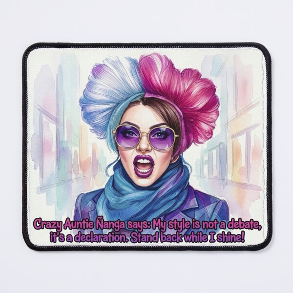 Item preview, Auntie Ñanga My Style Is A Declaration: Funny Empowered Art designed and sold by KabronX.