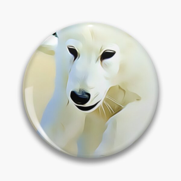 Item preview, A playful white puppy enjoying a game with a ball. designed and sold by ZoroDesign.