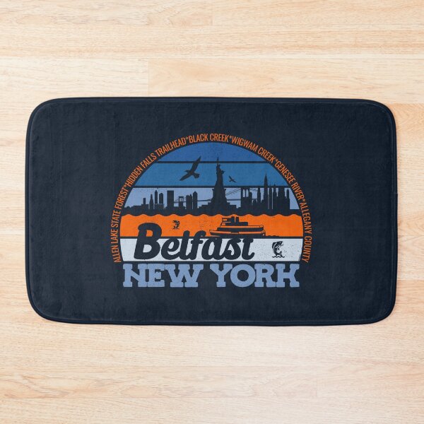 Item preview, Belfast New York Sunset Retro Vintage Local Pride Logo designed and sold by CRHPOD20.