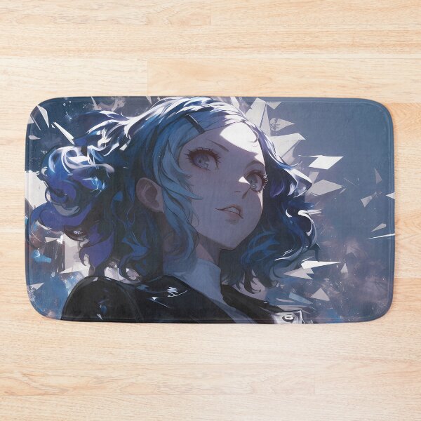 Item preview, Sae Niijima Persona 5 Leather Jacket Shattered Glass Moody Portrait designed and sold by PMartistStudio.