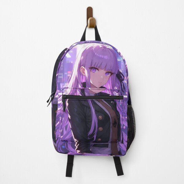 Item preview, Kyoko Kirigiri Danganronpa Purple Hair Neon Mystery designed and sold by PMartistStudio.