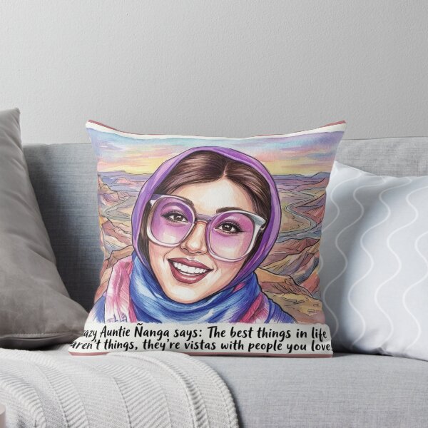 Item preview, Auntie Ñanga Travel Vistas: Funny Inspirational Adventure Art designed and sold by KabronX.