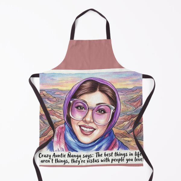Item preview, Auntie Ñanga Travel Vistas: Funny Inspirational Adventure Art designed and sold by KabronX.
