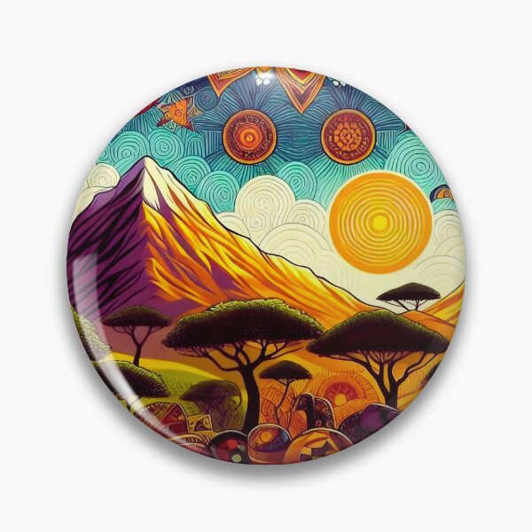 Item preview, Surrealistic African Landscape designed and sold by ChloeDesigns401.