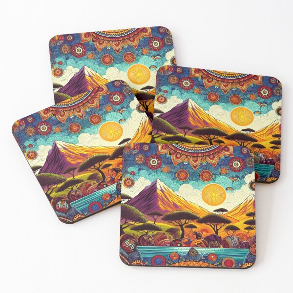 Item preview, Surrealistic African Landscape designed and sold by ChloeDesigns401.