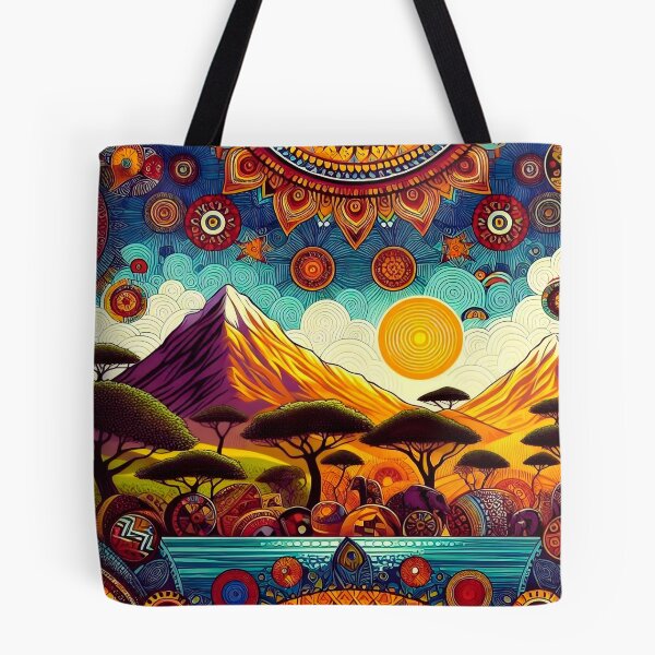 Item preview, Surrealistic African Landscape designed and sold by ChloeDesigns401.