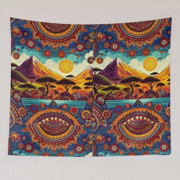 Item preview, Surrealistic African Landscape designed and sold by ChloeDesigns401.