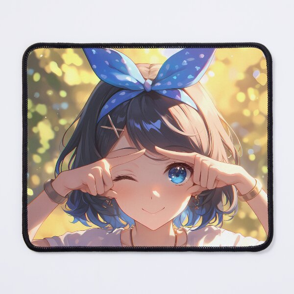 Item preview, Ruka Sarashina Rent A Girlfriend Cute Wink Hair Bow Sunshine designed and sold by PMartistStudio.
