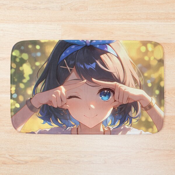 Item preview, Ruka Sarashina Rent A Girlfriend Cute Wink Hair Bow Sunshine designed and sold by PMartistStudio.