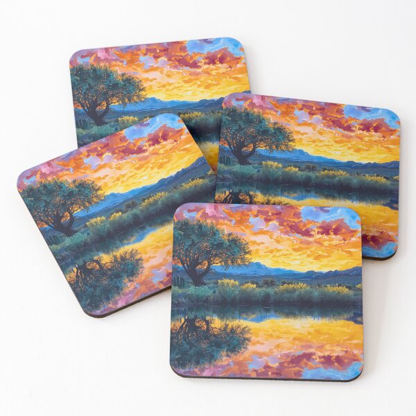 Item preview, Sunset by aTranquil Lake  designed and sold by FlowerSeller1.